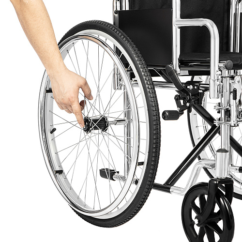 Быстросъемные задние колеса с кнопочной фиксацией